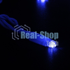 Гирлянда Neon-night Нить 10м, с эффектом мерцания, белый ПВХ, 24В, синий