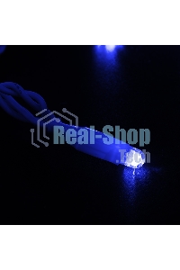 Гирлянда Neon-night Нить 10м, с эффектом мерцания, белый ПВХ, 24В, синий