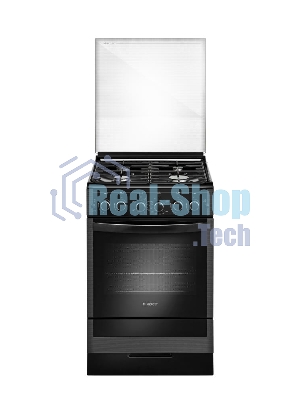 Плита газовая Gefest ПГ 5300-02 0046 черный, конфорок 4 шт, духовка 52 л, 50 см x 85 см x 58.5 см
