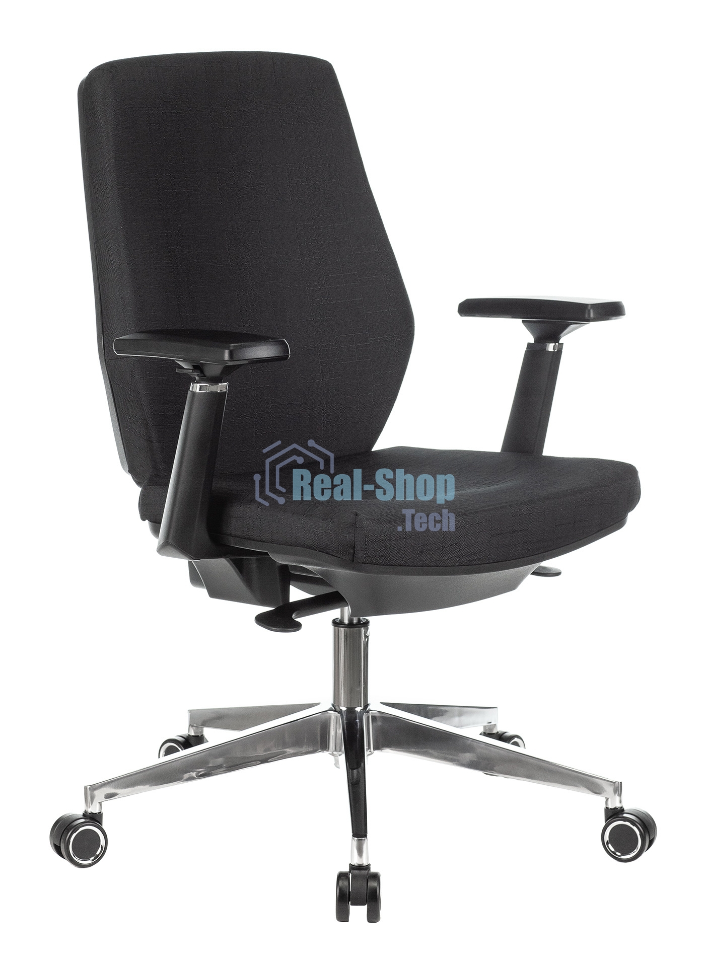 Кресло компьютерное Бюрократ CH-545/LUX черный 38-418 крестовина алюминий