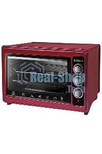 Мини-печь Delta D-0123 бордовая