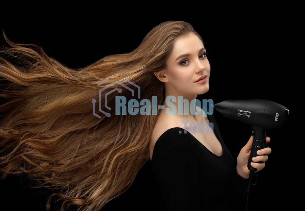 Фен Polaris PHD 2099ACi Argan Therapy PRO черный 2000Вт
