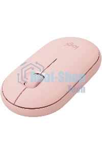 Мышь беспроводная Logitech Pebble M350 розовый, 1000 dpi, радиоканал, Bluetooth, USB, кнопки - 3