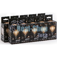 Лампа светодиодная Filament Шар E14 7Вт 2700К Gauss 105801107
