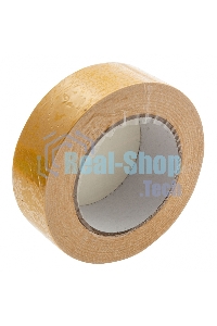 Лента клейкая двусторонняя Сибртех, 38мм х 25м, на тканевой основе