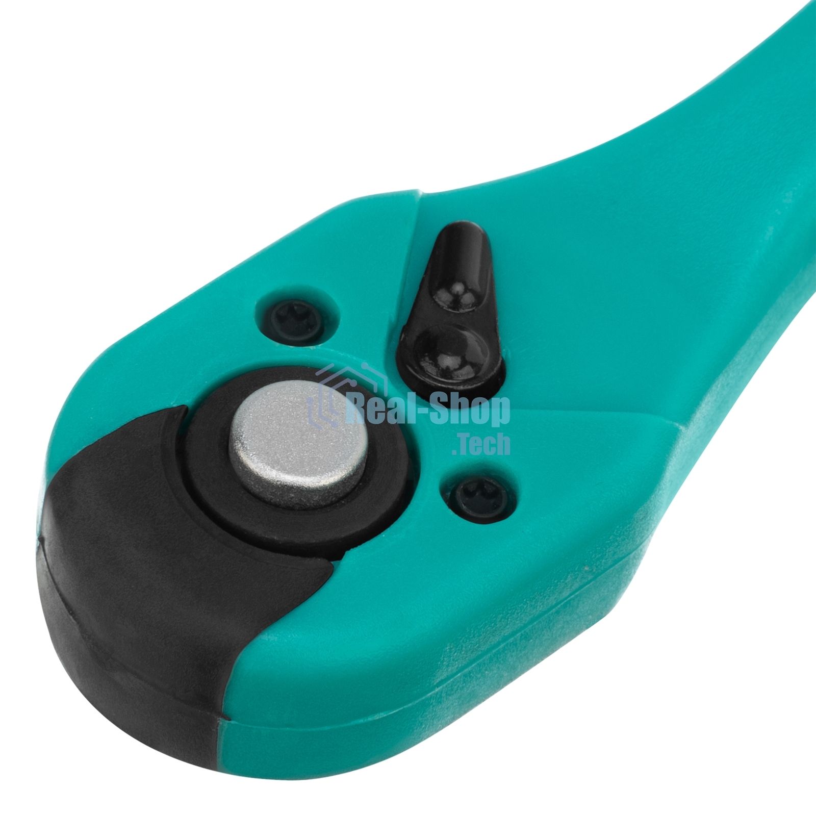 Ключ-трещотка Stels 1/4, 72 зуба, с быстрым сбросом, CrV, 2-х ком. рукоятка