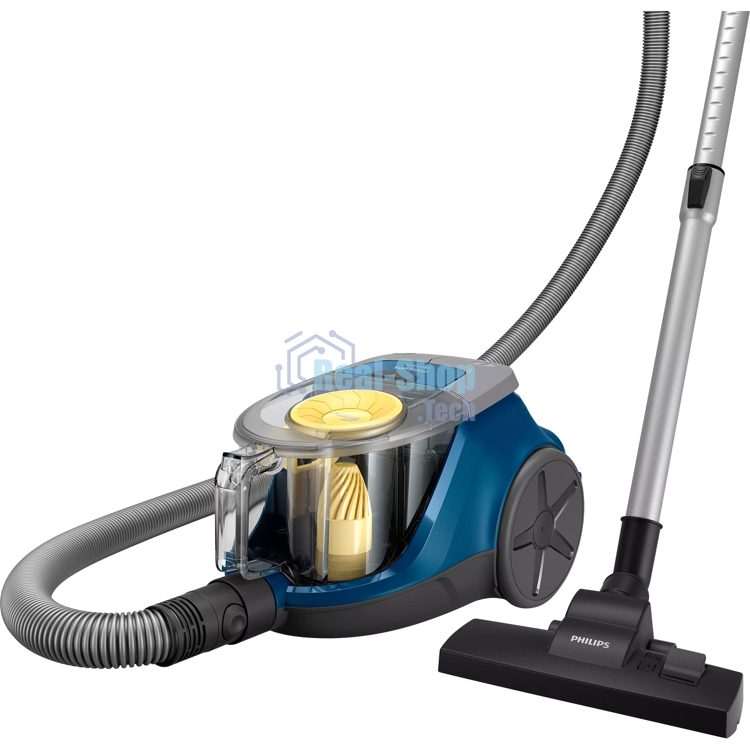 Пылесос Philips XB2125/09 синий, 360/850 Вт, уборка сухая, пылесборник контейнер 1.3 л