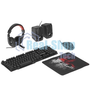 Комплект клавиатура+мышь Defender Tor MHP-127 проводной, USB, 3200 DPI, чёрный
