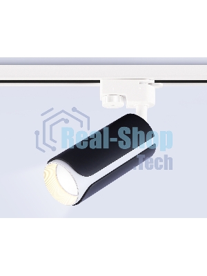 Трековый однофазный светильник Ambrella light GL5155 BK/WH черный/белый GU10 D58*130