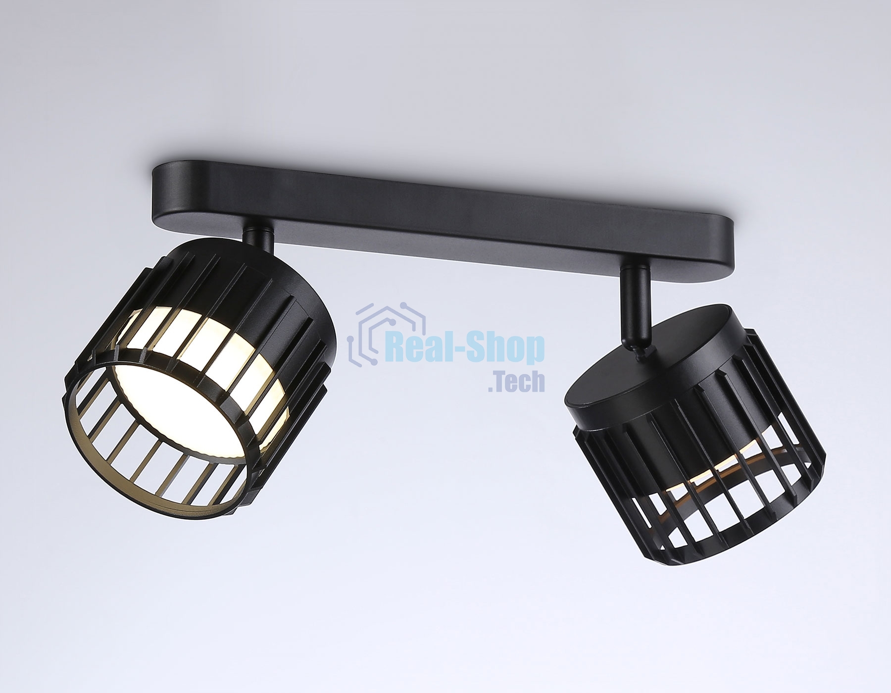 Светильник Ambrella light TN71163/2 BK черный GX53/2 260*100*125