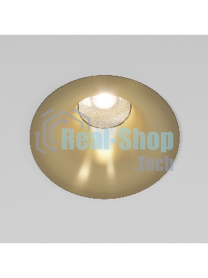 25070/LED 15W 4000K / светильник встраиваемый светодиодный / латунь