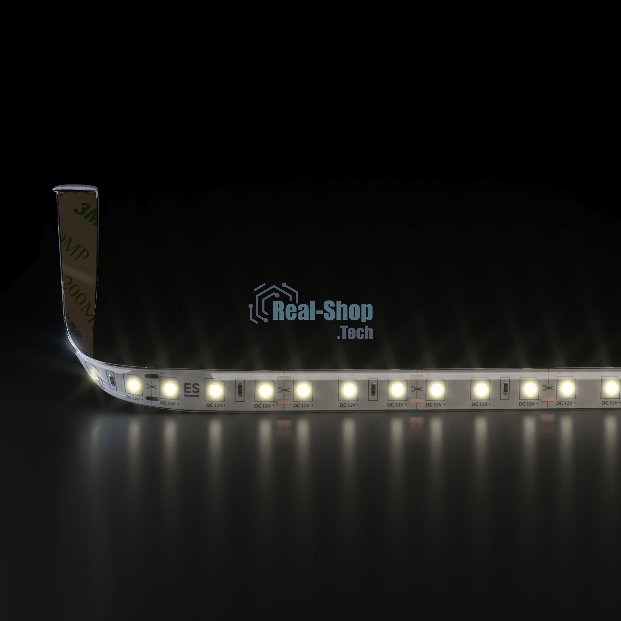 Лента светодиодная 5050 12V 60Led 14,4W IP65 / 60Led 14,4W IP65 3300K теплый белый
