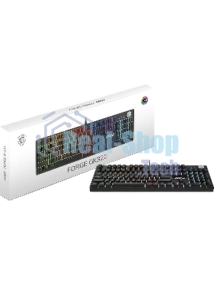 Клавиатура MSI Forge GK320 проводная, USB Type-A, чёрный