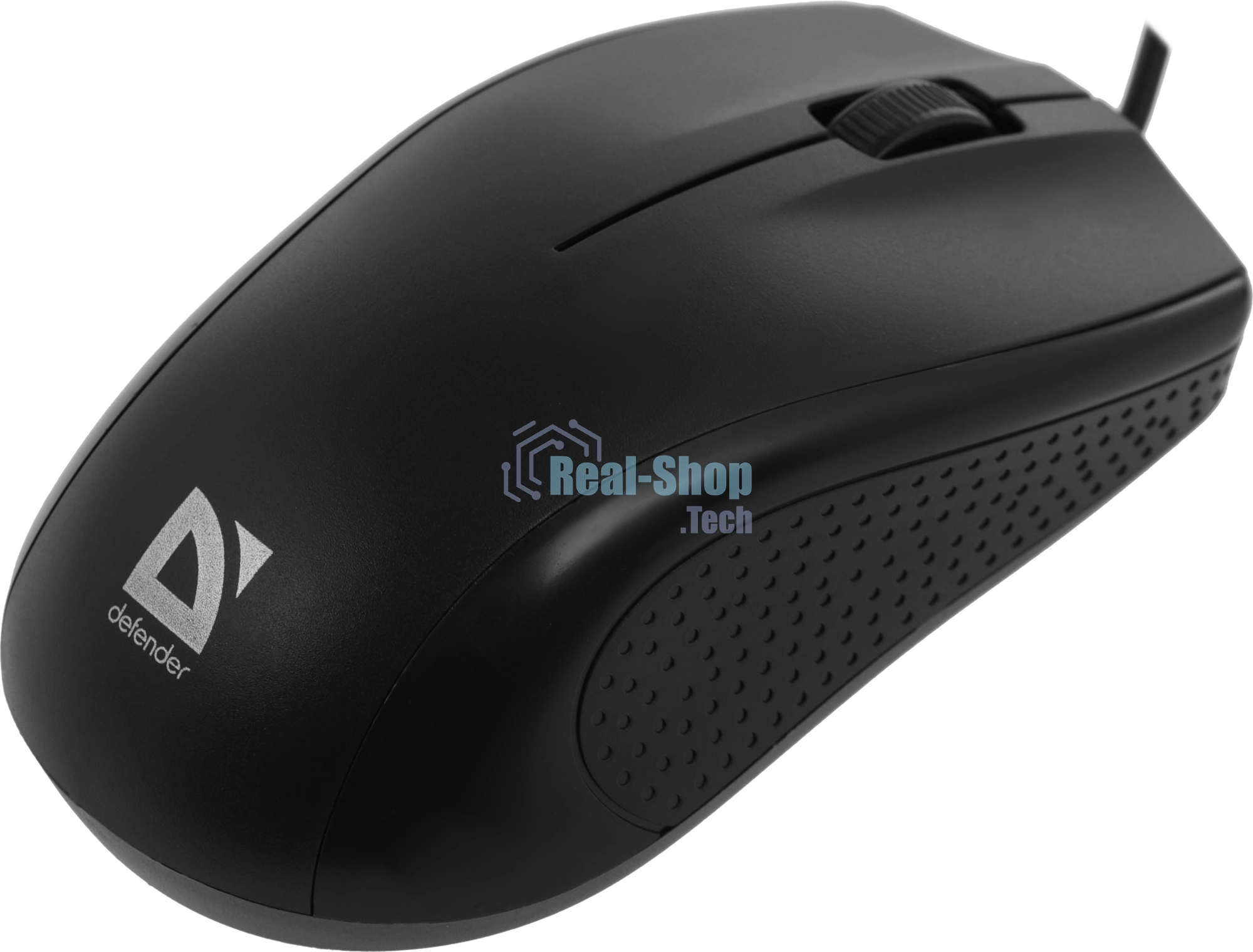 Мышь проводная Defender Optimum MB-160 черный, 1000 dpi, USB, кнопки - 3