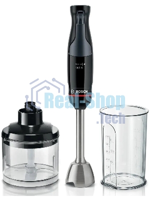 Блендер погружной Bosch MSM4B620 черный, 1000 Вт, плавная регулировка