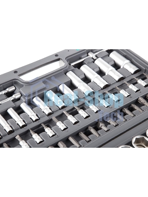 Набор инструментов Stels 14106 1/2'' 1/4'' CrV пластиковый кейс  94 предм.
