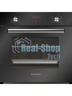 Духовой шкаф электрический Darina 2V5 BDE 112 708 B черный, встраиваемый