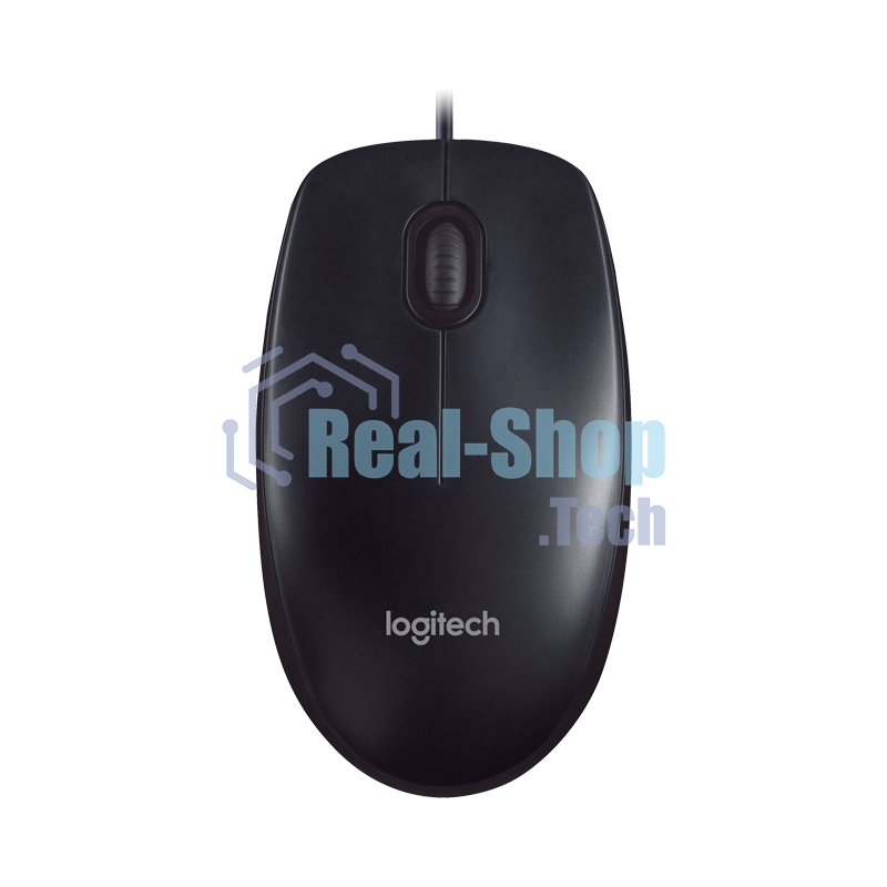 Мышь проводная Logitech M90 черный/серый, 1000 dpi, USB, кнопки - 3
