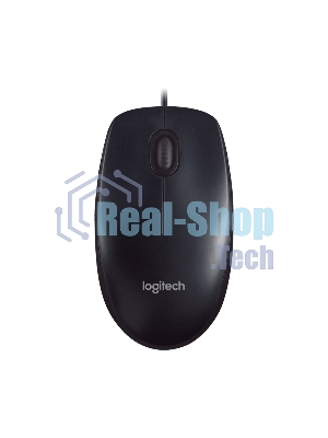 Мышь проводная Logitech M90 черный/серый, 1000 dpi, USB, кнопки - 3