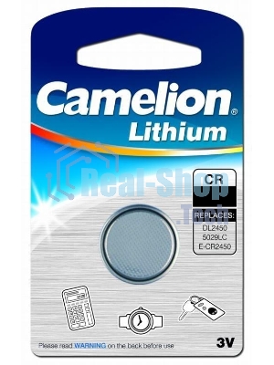 Элемент питания литиевый Camelion CR CR2430 BL-1 (блист.1шт)
