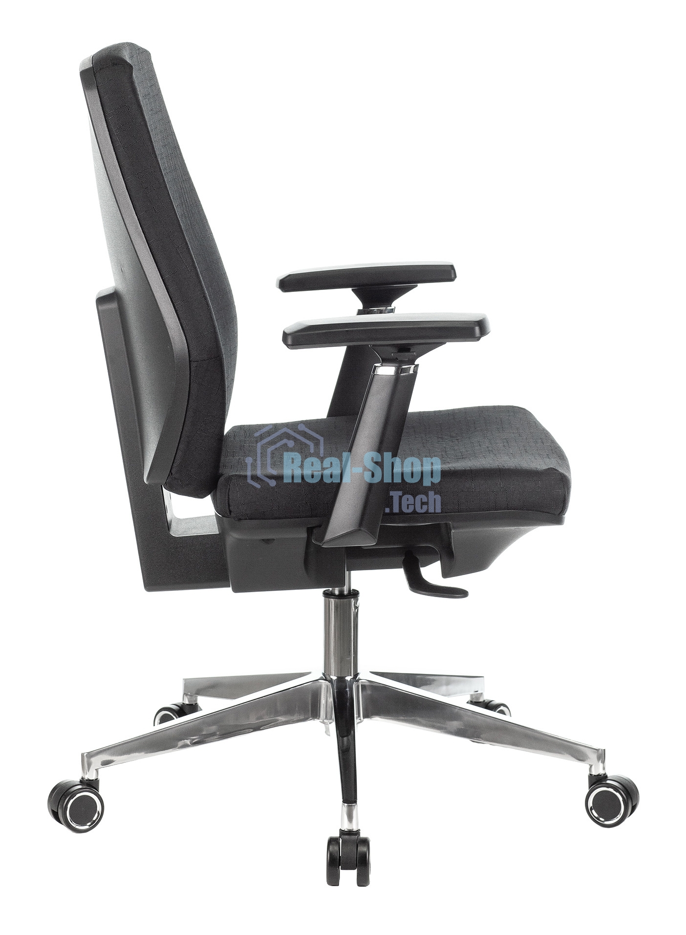 Кресло компьютерное Бюрократ CH-545/LUX черный 38-418 крестовина алюминий