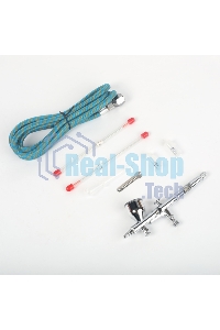 Аэрограф пневматический AB 400, сопло 0,2 мм, 9 л/мин, бачок 9 мл