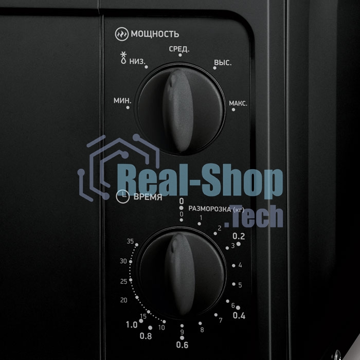 Микроволновая печь BBK 20MWS-709M/B черный, 20 л, 700 Вт, поворотный механизм