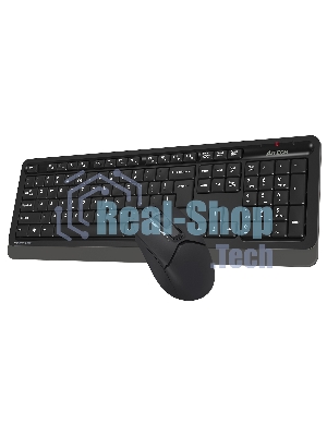 Комплект клавиатура+мышь A4Tech FStyler FG1012 беспроводной, USB, 1200 DPI, черный