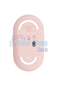 Мышь беспроводная Logitech Pebble M350 розовый, 1000 dpi, радиоканал, Bluetooth, USB, кнопки - 3