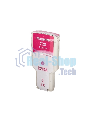 Картридж струйный Sakura F9K16A (№728 Magenta) для HP, пурпурный, 300 мл.