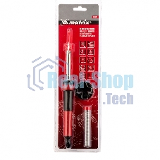 Паяльник Matrix пл.ABS, класс защиты 1, индикатор,медный наконеч. с долговеч. покрытием, 30W