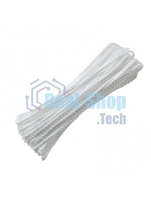 Шнур бельевой HomePalisad полипропиленовый с сердечником, 5 мм, L 15 м, белый