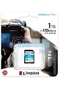 Флеш карта Kingston 1Tb SDXC Canvas Go Plus 170R C10 UHS-I U3 V30/Kingston 1Tb SDXC Canvas Go Plus 170R C10 UHS-I U3 V30