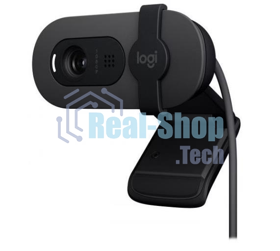 Веб-камера Logitech Brio 90 1920x1080, 30 кадр/с, USB Type-A, микрофон, крепление на мониторе