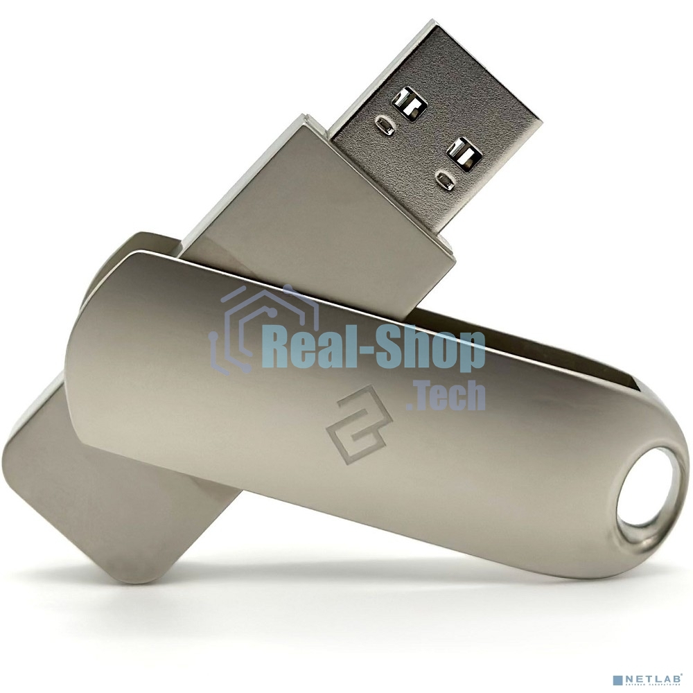 Флешка USB Digma GDRIVE3 (DGFUM064A30SR), 64Gb, USB 3.0, R/W 70/30, серебристый