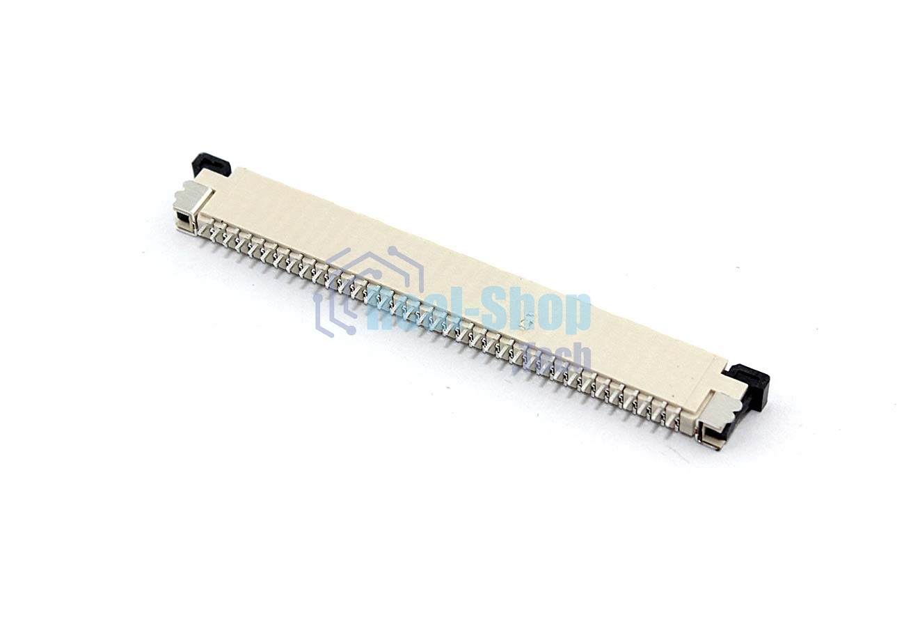 Разъем FPC Half Coverage Bottom Contact 1.0K-BX-36PWB 36 pin высота 2мм шаг 1мм