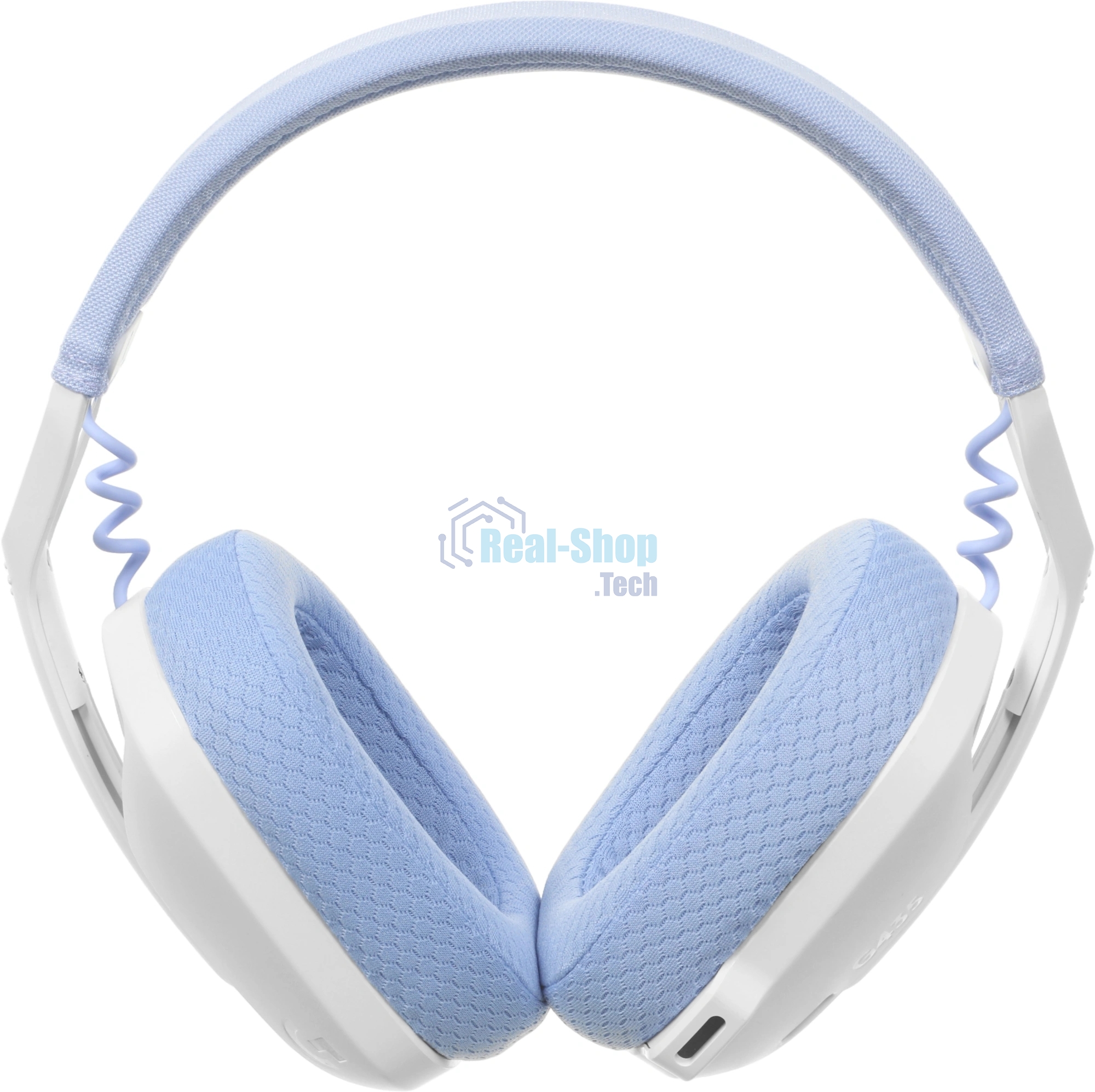 Гарнитура Logitech G435 белый/синий, беспроводная, радиоканал, до 18 ч