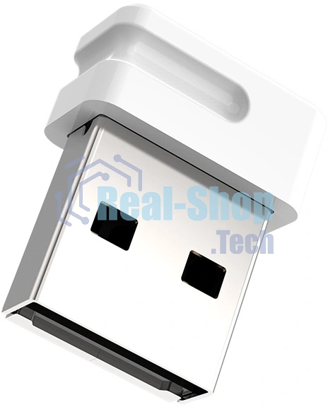 Флешка USB Netac U116 mini (NT03U116N-016G-32WH), 16Gb, USB 3.2, R/W 90/30, белый