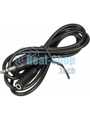 Кабель аудио Ningbo JAAC003-1 Jack 3.5 (m)/Jack 3.5 (f) 1м. черный