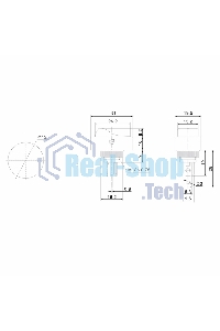 Выключатель клавишный Rexant 12V 20А (3с) ON-OFF черный ОВАЛ с красной LED подсветкой