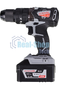 Дрель-шуруповерт аккумуляторная ИНТЕРСКОЛ ДАУ-13/18В, Аккумуляторный, 18В, Ударный, Кейс