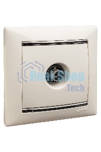 Розетка телевизионная TV Valena звезда 1,5Дб 2400МГц (белая)