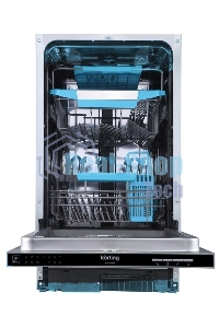 Встраиваемая посудомоечная машина Korting KDI 45340, черный, 44.8 см, 10 компл., 49 дБ, класс A++