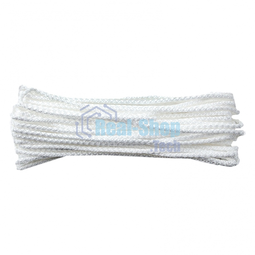 Шнур бельевой полипропиленовый с сердечником, 5 мм, L 15 м, белый, HomePalisad