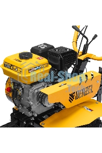 Мотоблок Denzel DPT-370S, 7 л.с., ремен.сцеп, фрез 3х4, ШОМ, передачи 3В/1Н