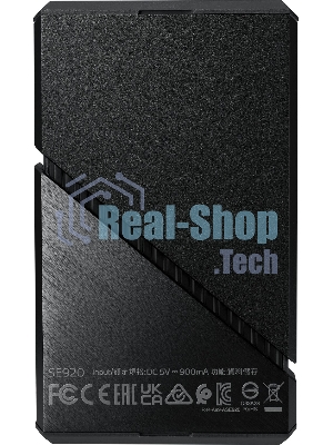 Внешний SSD ADATA SE920, 1Tb, USB 4 Type-C, R/W 3800/3700, черный