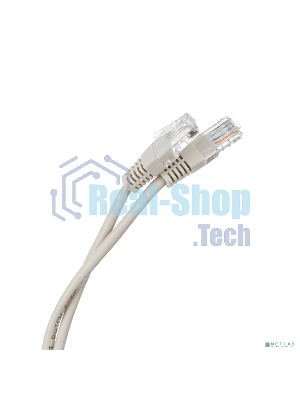 Шнур коммут. NEOMAX (NM13011-050) UTP 5 м, cat.5е, 24AWG, серый, LSZH многожильный