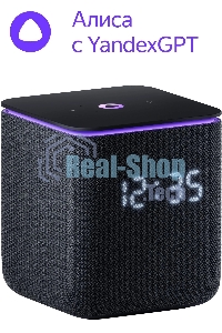 Умная колонка Яндекс Станция Миди, ZigBee, 24Вт, с голосовым ассистентом Алиса на YaGPT, черный