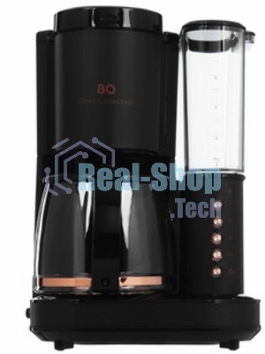 Кофеварка капельная BQ CM7002 Black-Rose Gold со встроенной кофемолкой, исп. кофе - молотый/зерновой, 1.25 л, 800 Вт.