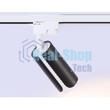 Трековый однофазный светильник Ambrella light GL5155 BK/WH черный/белый GU10 D58*130